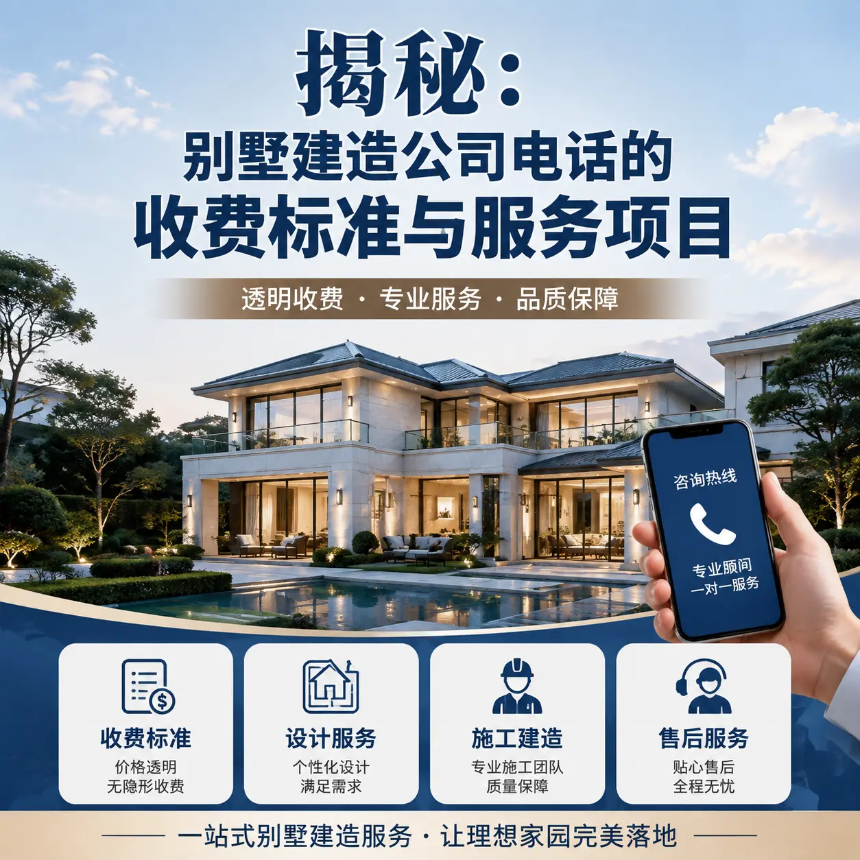 揭秘：普定别墅建造公司电话的收费标准与服务项目