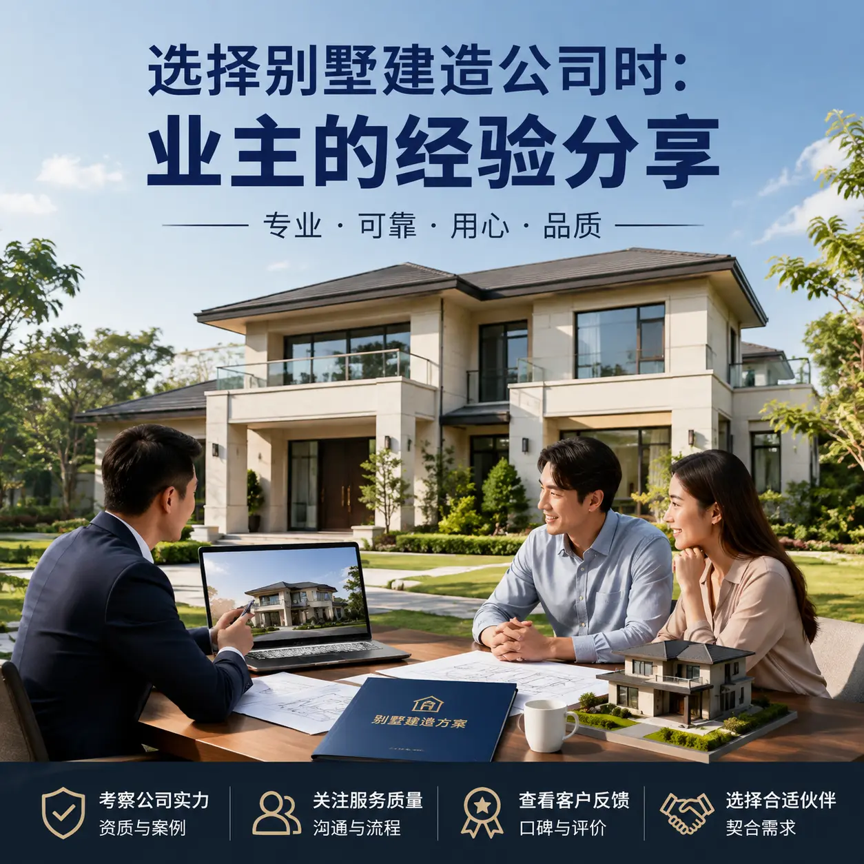 选择别墅建造公司时： 普定 业主的经验分享