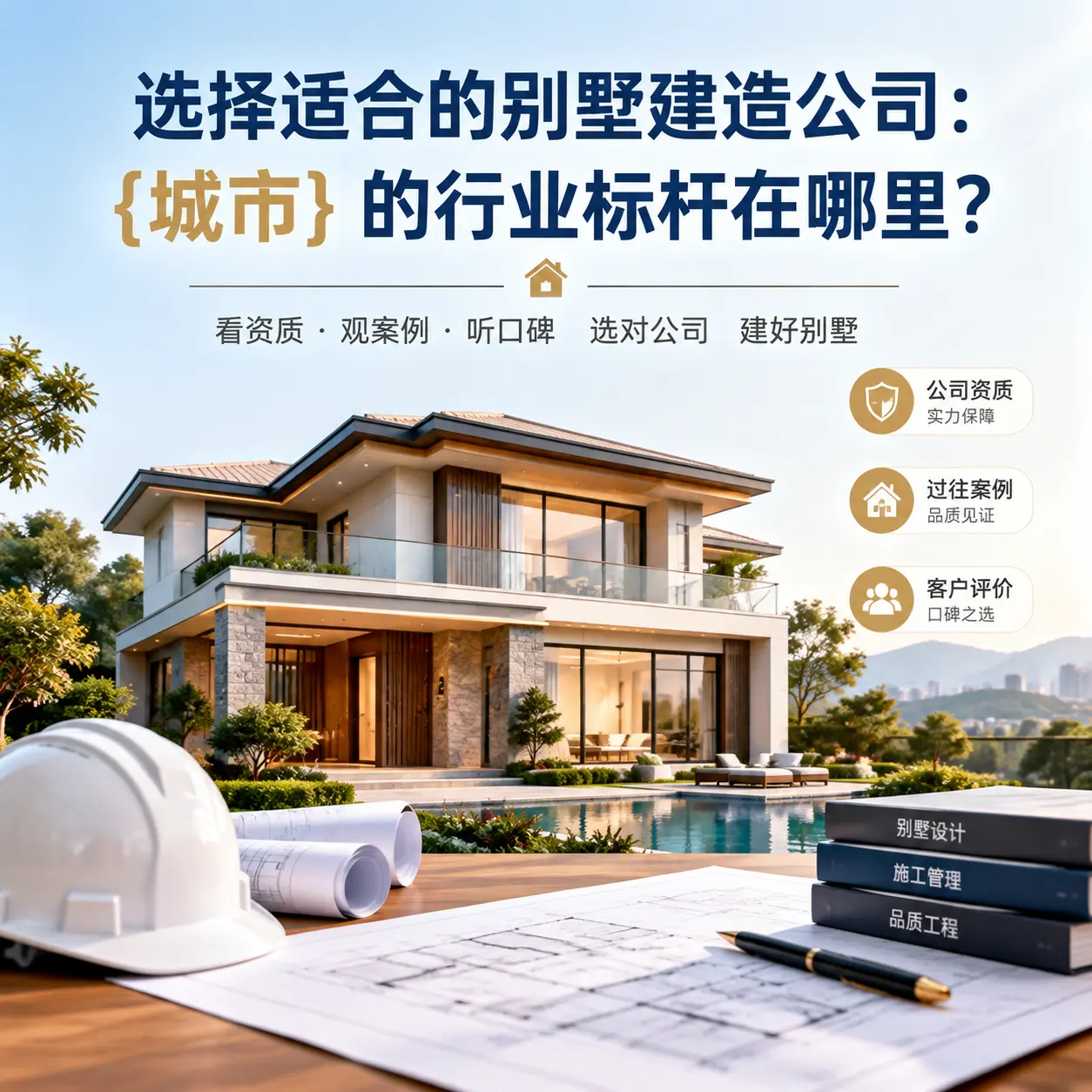 选择适合的别墅建造公司： 普定 的行业标杆在哪里？