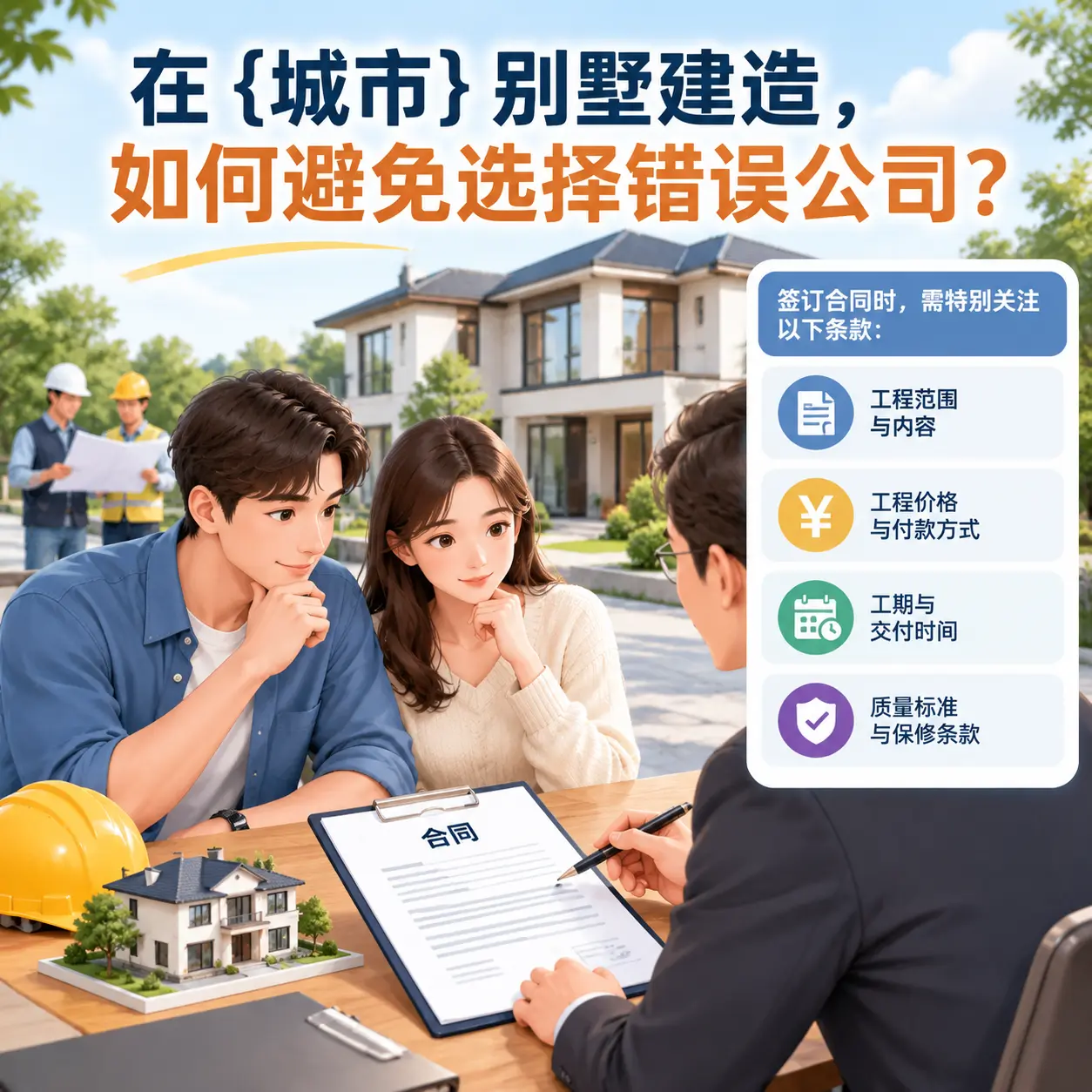 在 普定 别墅建造,如何避免选择错误公司?