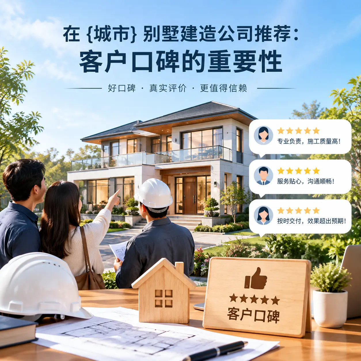 在 普定 别墅建造公司推荐：客户口碑的重要性