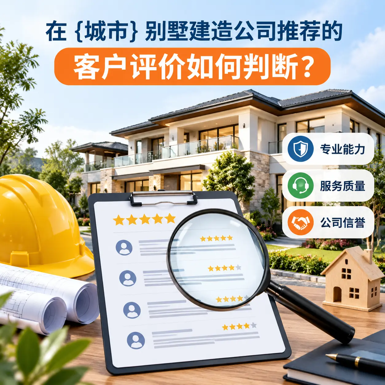 在 普定 别墅建造公司推荐的客户评价如何判断？