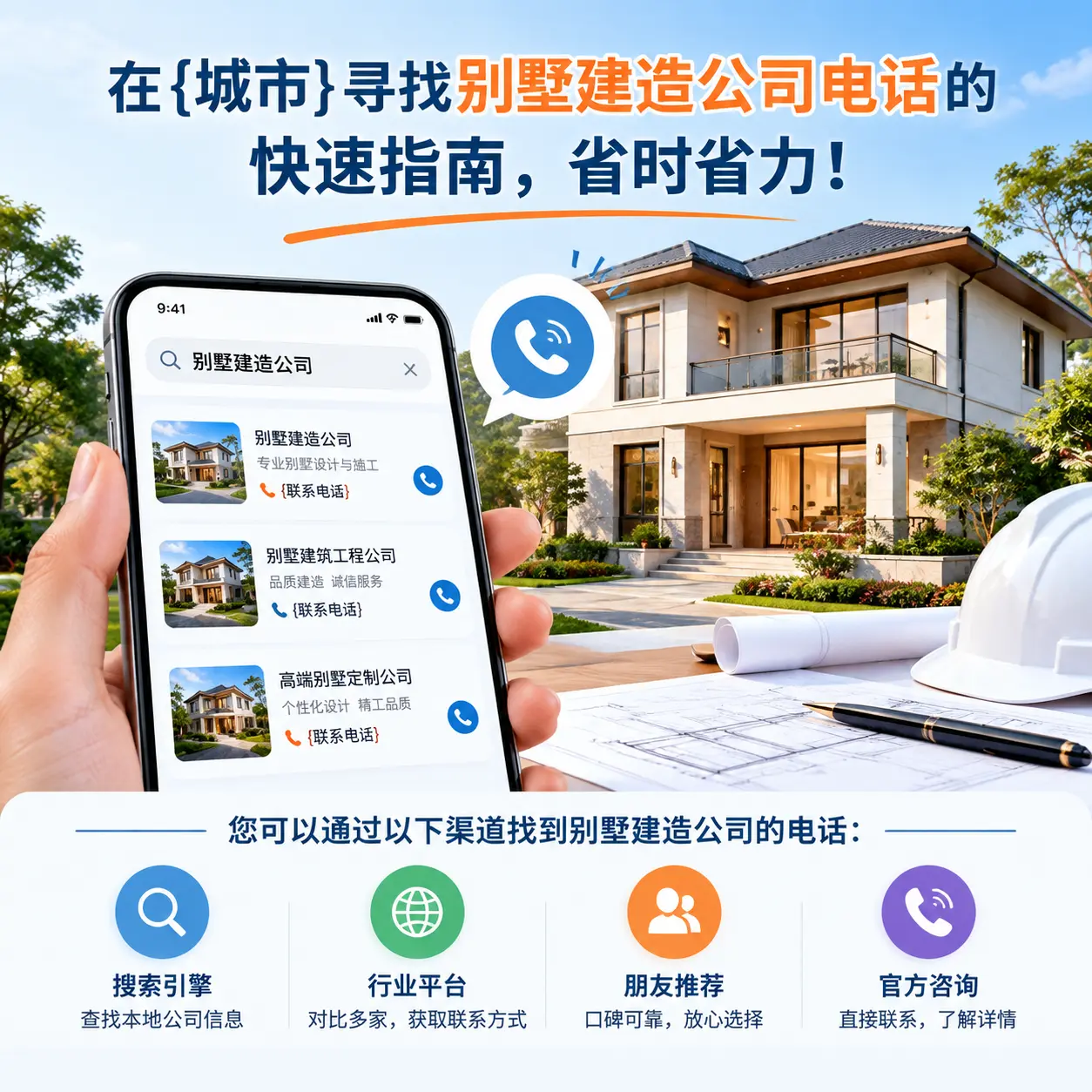 在普定寻找别墅建造公司电话的快速指南,省时省力!