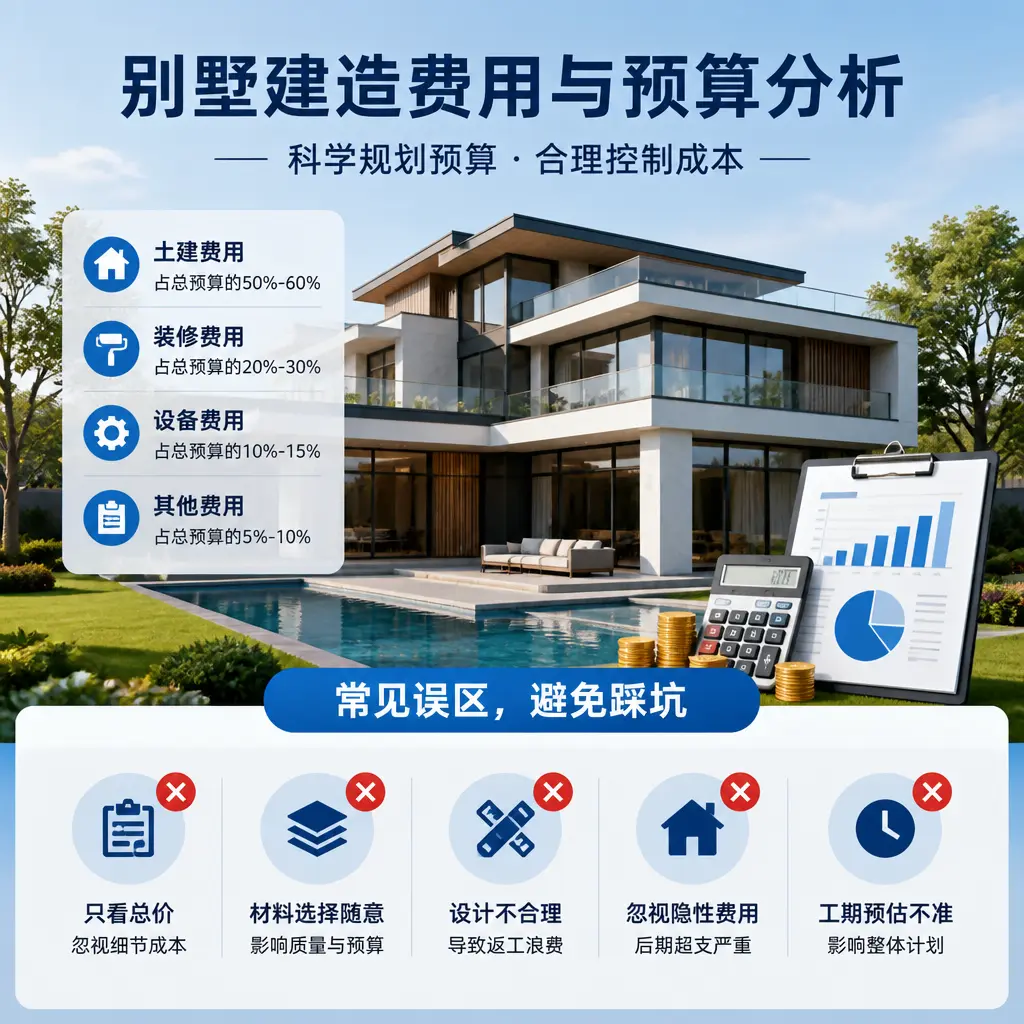别墅建造公司推荐： 普定 建造别墅的费用与预算分析