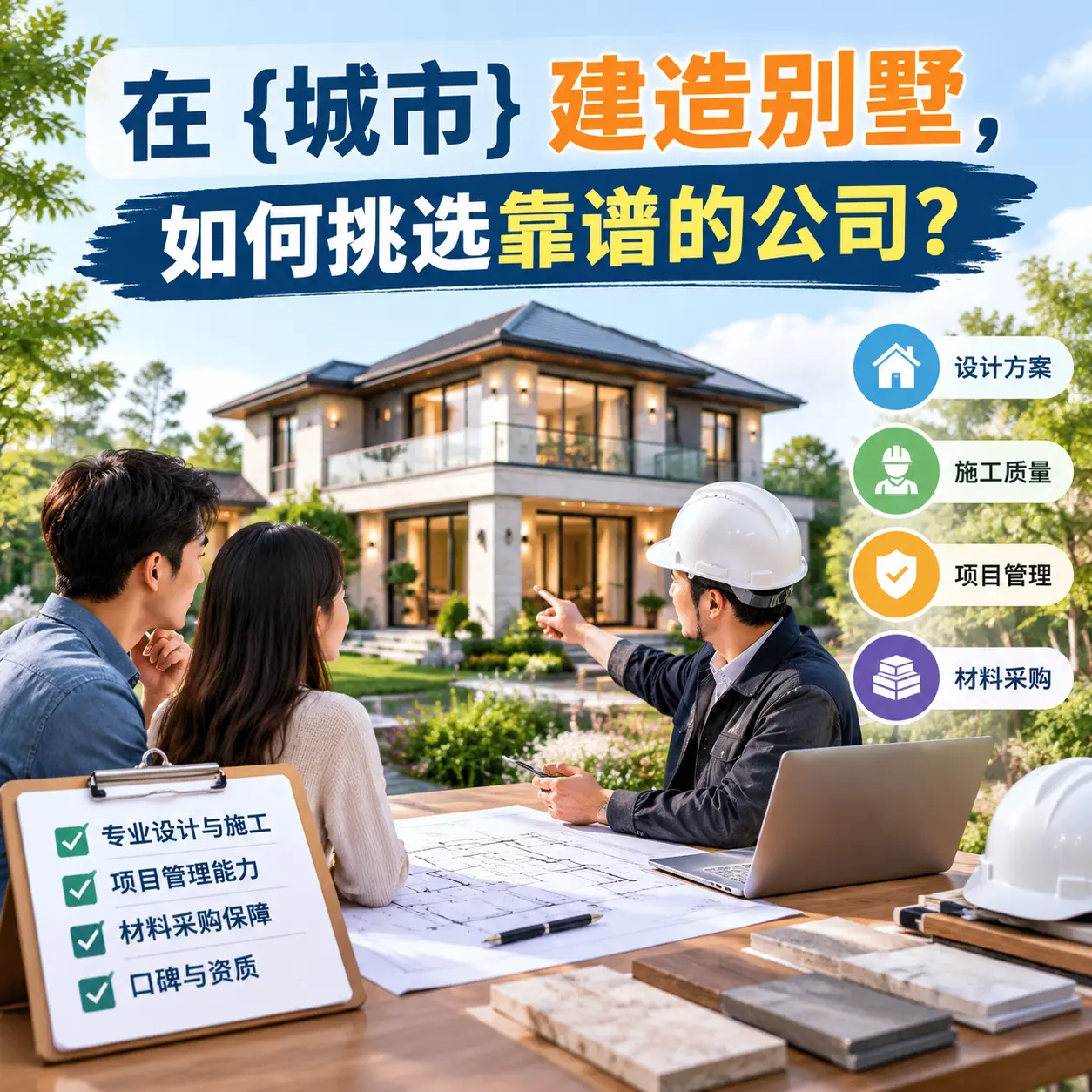 在 普定 建造别墅，如何挑选靠谱的公司？