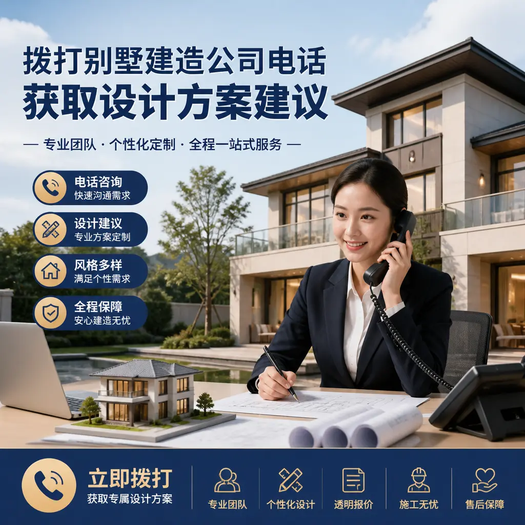 拨打普定别墅建造公司电话,获取设计方案建议