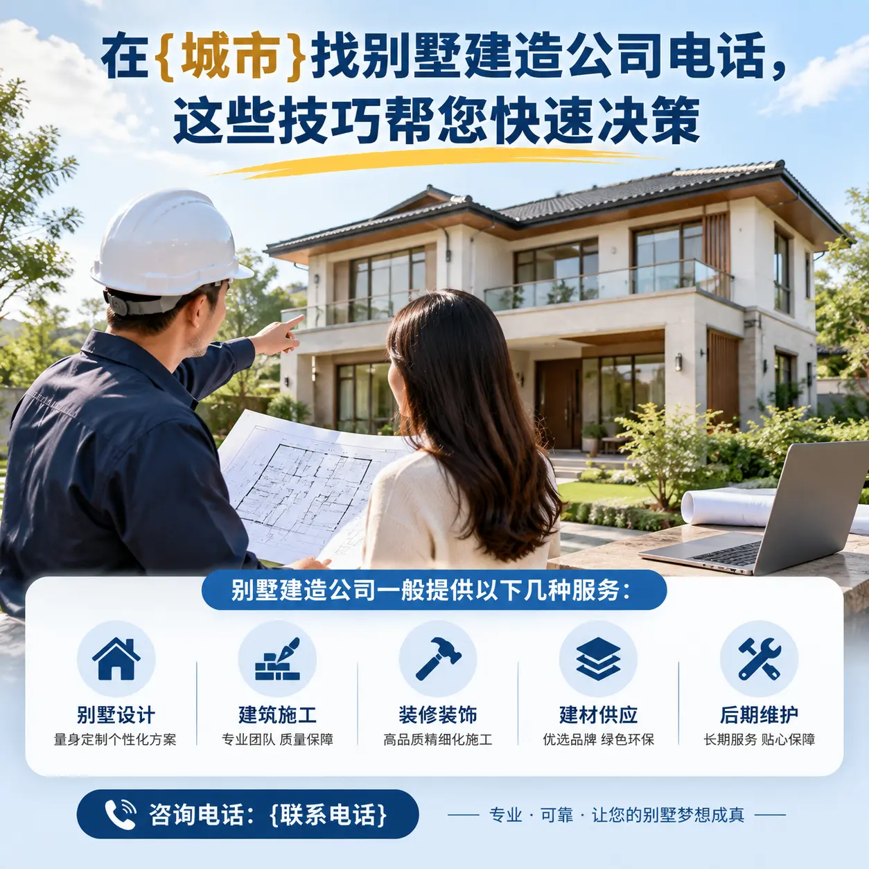 在普定找别墅建造公司电话,这些技巧帮您快速决策