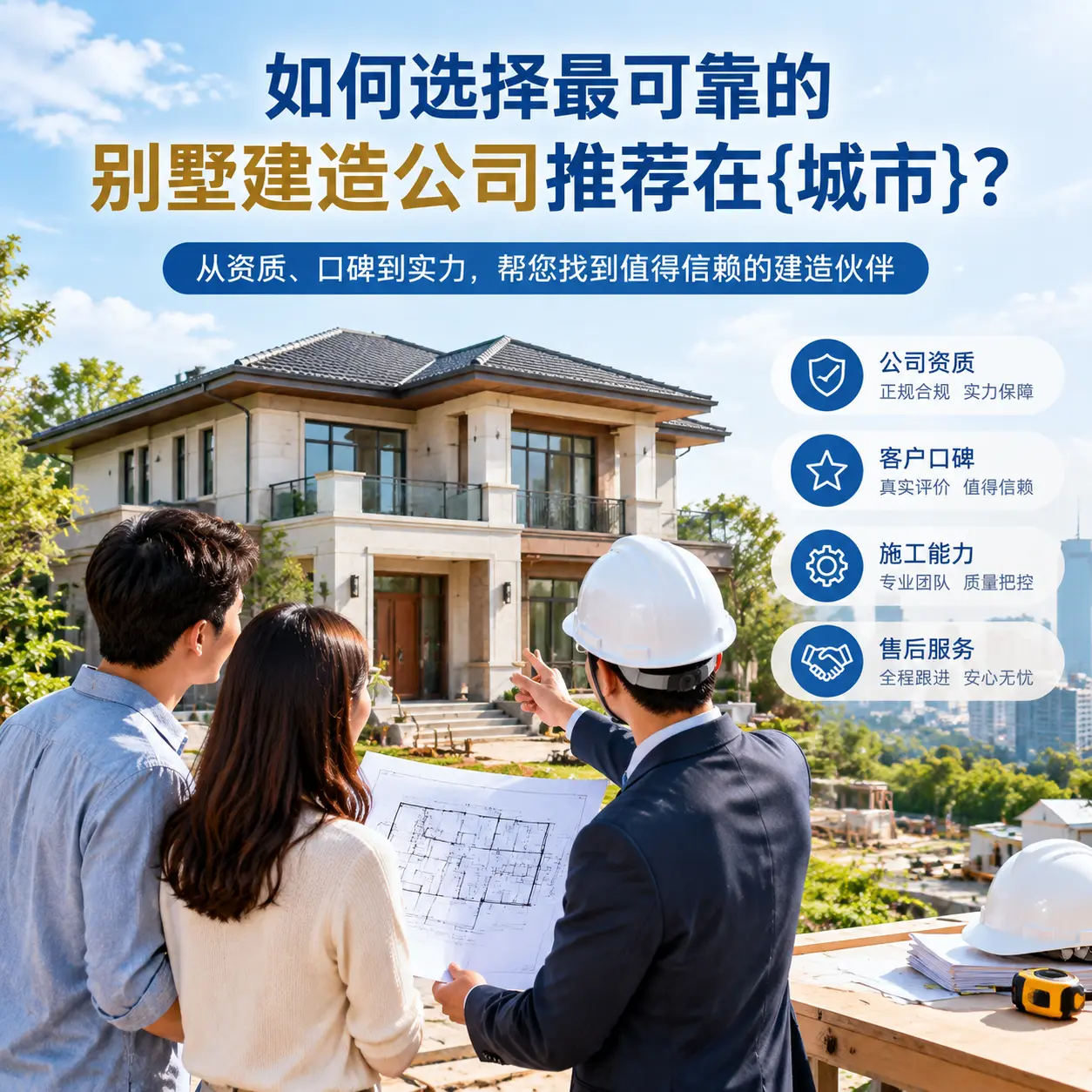如何选择最可靠的别墅建造公司推荐在普定?