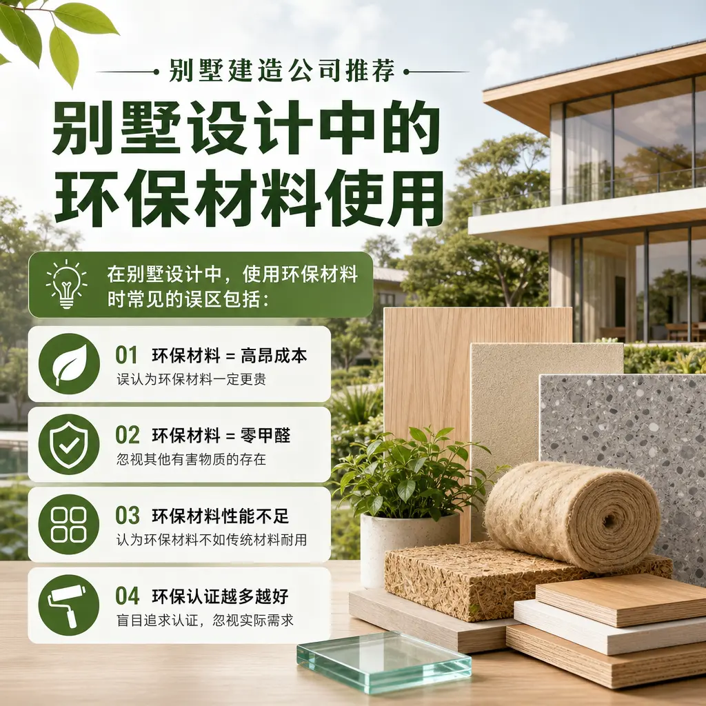 别墅建造公司推荐： 普定 别墅设计中的环保材料使用